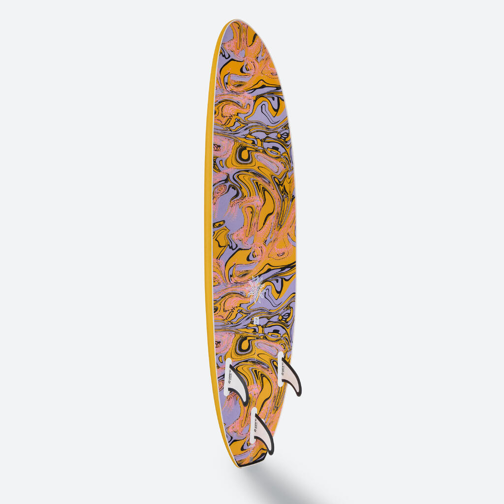 Planche de surf mousse 6' - 500 jaune